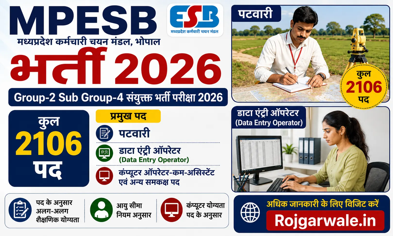 MPESB Patwari Recruitment 2026