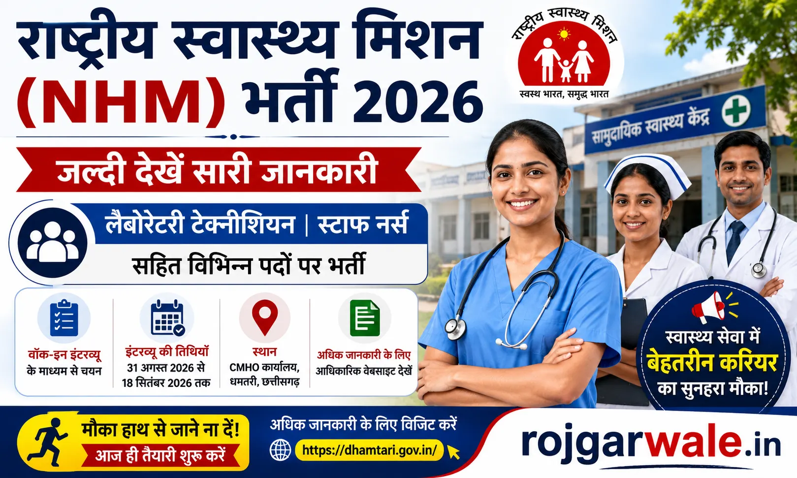 National Health Mission (NHM) Recruitment 2026