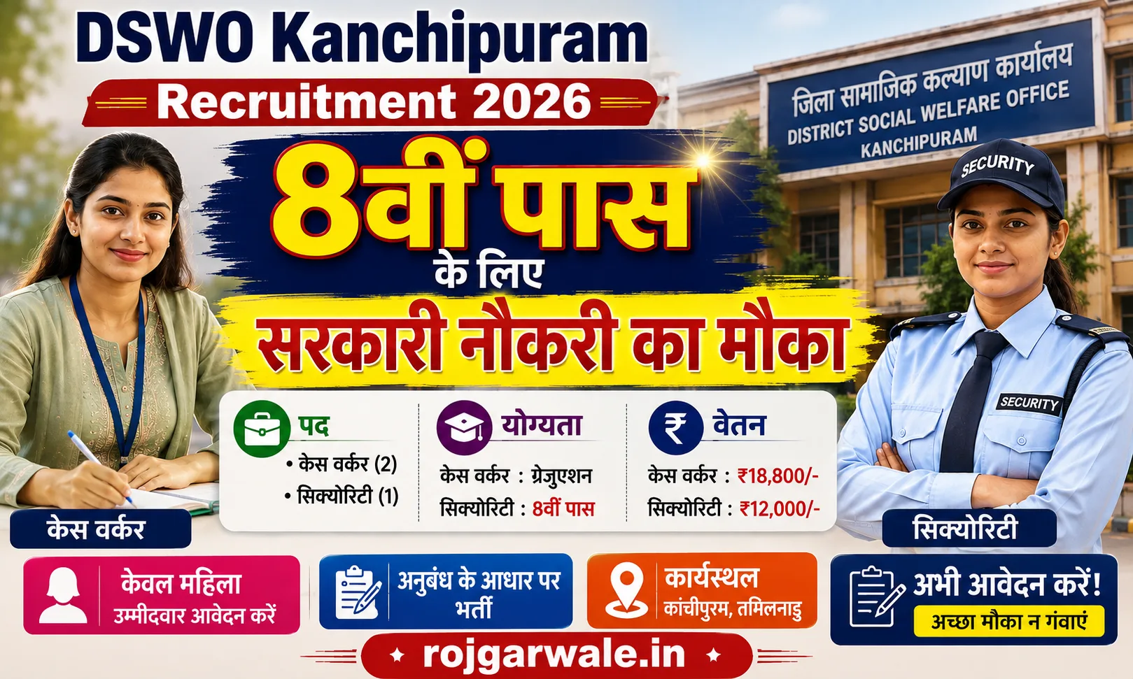 DSWO Kanchipuram Recruitment 2026