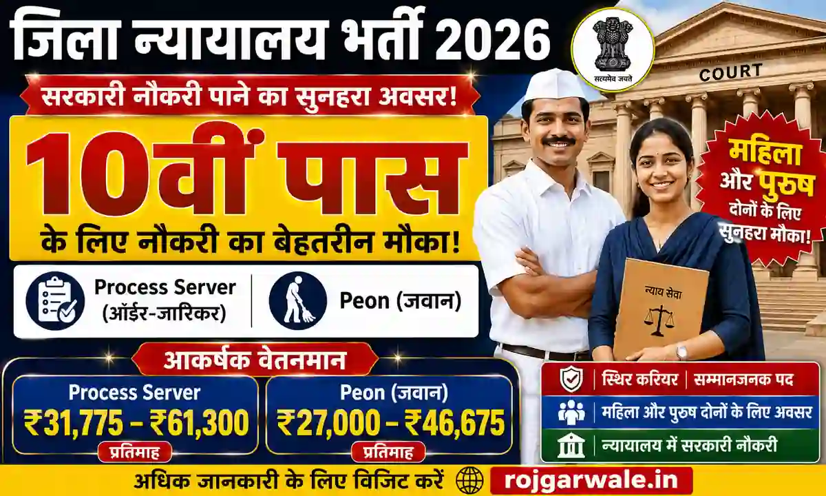 Jila Nyayalay Bharti 2026