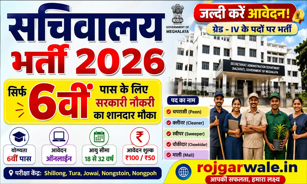 Secretariat Recruitment 2026
